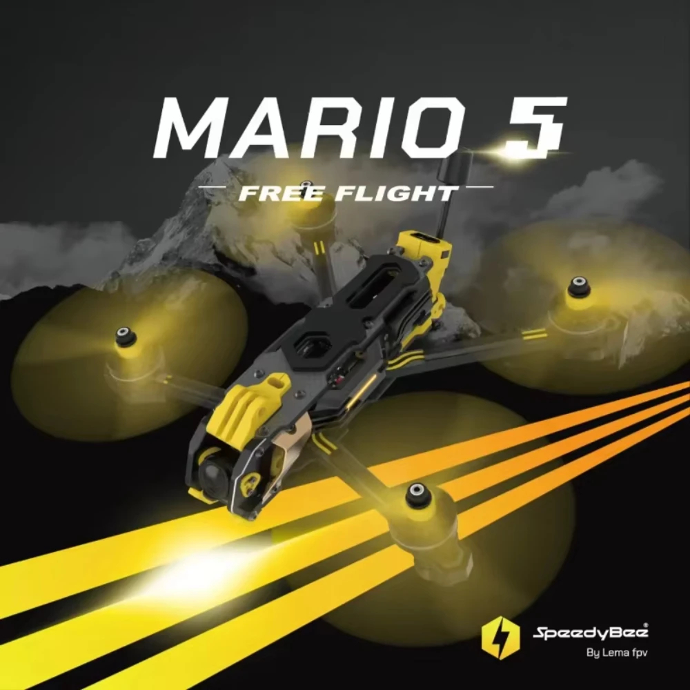 Drone Kit Fpv - ชุดเฟรม Speedybee Mario 5 O4 รุ่น