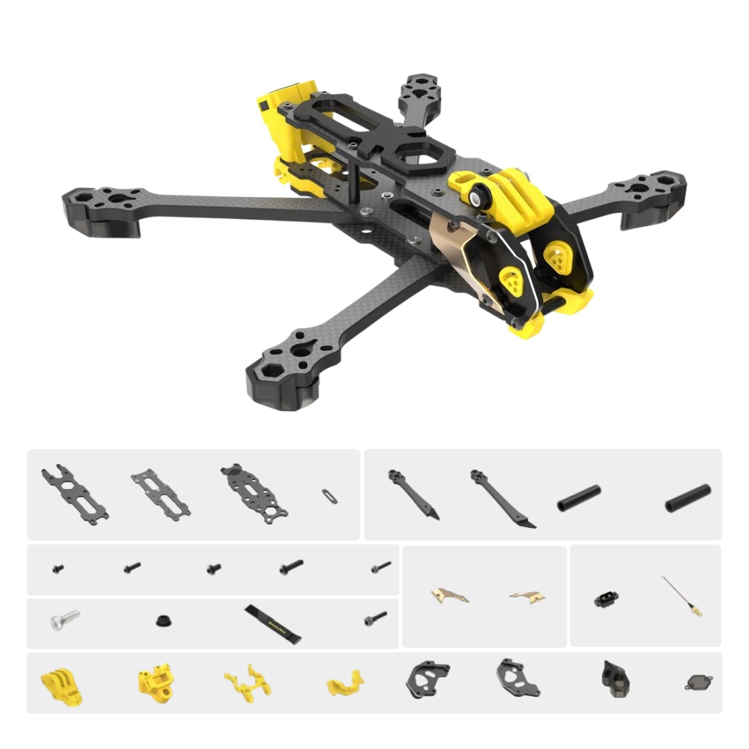 ชุดเฟรม Mario 5 รุ่น DC / XH พ - Drone Kit Fpv บทวิจารณ์และราคา