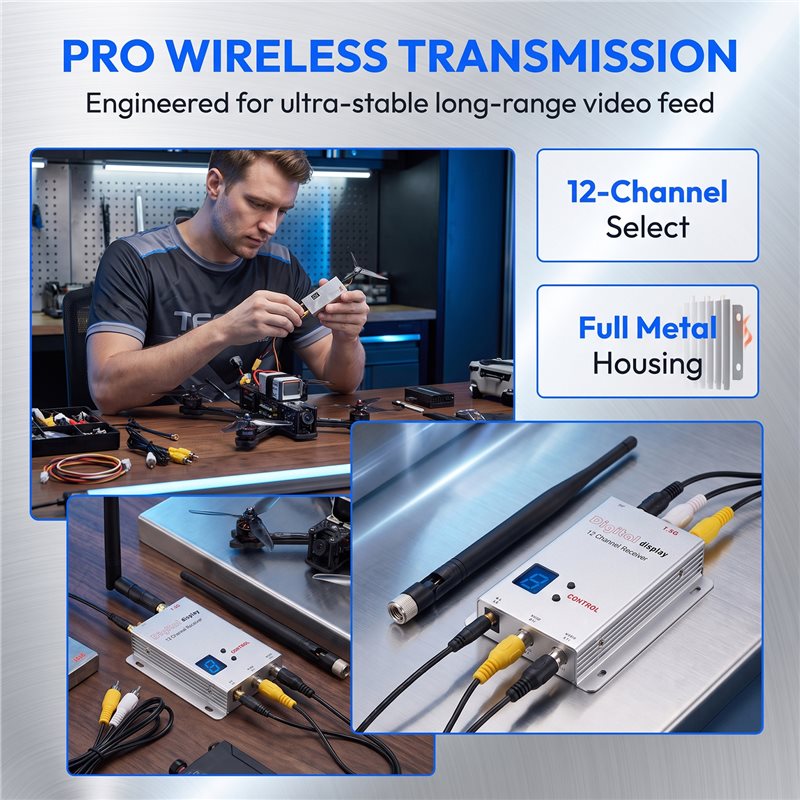 AS96-สำหรับเครื่องส่งและรับสัญ - Drone Kit Fpv บทวิจารณ์และราคา
